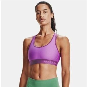 Under Armour Sports Bra XL Purple Racerback Performance‎ Activewear